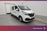 Renault trafic CrewVan L2 Värmare Drag B-Kamera 6-Sits Moms