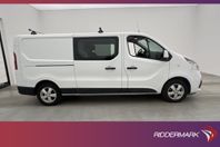 Renault trafic CrewVan L2 Värmare Drag B-Kamera 6-Sits Moms