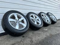 15" Audi A1 original fälgar med fina friktionsdäck