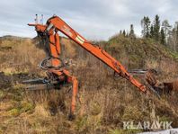 Timmerkran HIAB & Timmerkran med skopa Cranab