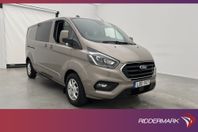 Ford Transit Custom CrewVan L2 Värmare Drag CARPLAY Moms