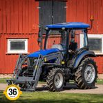 Traktor Lovol 50 hk 4wd med frontlastare, Stage V