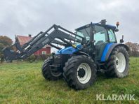 Traktor New Holland TL90 med frontlastare Vre