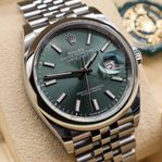 Rolex Datejust 36 ref 126200 | Mintgrön | HELT NY 2024-08