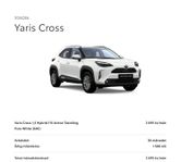 Toyota Yaris Cross 1.5 Hybrid  115 Active Beställningsvara