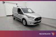 Ford Transit Connect LWB Värmare Drag B-Kamera CARPLAY Moms