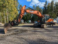 Grävmaskin Doosan DX255LC med Tiltrotator, Redskap och GPS (