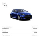 Toyota Yaris 1.5 Hybrid  115 Active Beställningsvara