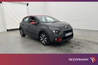 Citroën C3 1.2 110hk Feel Sensorer CarPlay Farthållare Drag