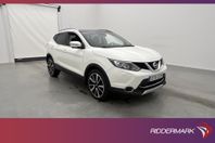 Nissan Qashqai 1.6 dCi 130hk Tekna Panorama 360° Navi Drag