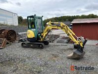 Grävmaskin Yanmar Vio 20 med 3st skopor.