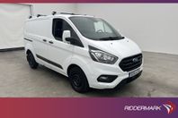 Ford Transit Custom Värm Drag V-inr B-Kamera CARPLAY Moms