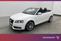 Audi A3 Cabriolet 2.0 TDI 140hk S-Line Värmare Halvskinn