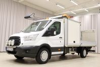 Ford Transit  350 155HK Flak Halvskåp BGLyft Servicebil Moms