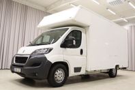 Peugeot Boxer 163HK Volymskåp Överhäng Flyttbil Lastar1120kg