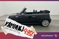 MINI Cooper Convertible 122hk Halvskinn Sensor 4,95% Ränta