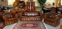 Engelsk Chesterfield soffgrupp