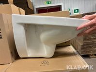 Vägghängd WC med sist Bau Ceramic 28 st