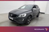 Volvo XC60 D4 AWD 190hk R-Design Pano VOC Kamera Navi Skinn