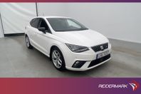 Seat Ibiza 1.0 EcoTSI 115hk FR CarPlay Sensorer Farthållare