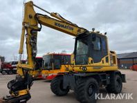 Hjulgrävare Komatsu PW148-10 med GPS