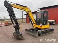 Grävmaskin Komatsu PC50MR-2 med tilt och skop