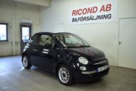 Fiat 500C CAB 1.2 DRAGKROK SKINN NYBESIKTIGAD NYSERVAD