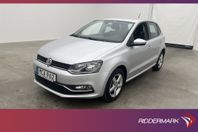 Volkswagen Polo 1.2 TSI  90hk Sensorer Farthållare 0,47l/Mil