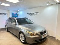 BMW 525 Automat 197HK /Ny Bes / Drag / Skinn / P-Sens /3.95%