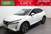 Nissan Qashqai 1,3 DIG-T MHEV 158hk N-Connecta 360° Navi