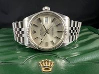 Rolex Datejust 36mm 16014 Vintage Vitguldsring 1988