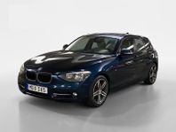 BMW 120 d Steptronic 184hk PANO PDC S+V Hjul NYSERVAD NYBES