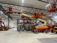 JLG M600SJP bomlift hybrid med plusjib 4WD