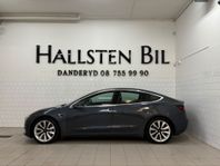 Tesla Model 3 Long Range AWD AP Skinn Drag 1Äg Pano Svenskså