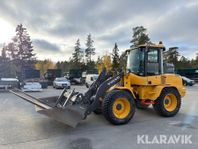 Hjullastare Volvo L35G med skopa & gafflar