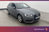 Audi A3 Sportback TDI 150hk Attraction Sensorer 0,42L/mil