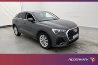 Audi Q3 Sportback 35 TFSI 150hk Proline Cockpit Sensorer