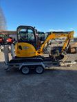 JCB 8025 ZTS med trailer