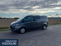 Ford Transit Custom 340 Crew Van 6-sits dubbelhytt 6-sitsig