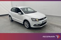 Volkswagen Polo 1.2 TSI 90hk Sensorer Farthållare Bluetooth