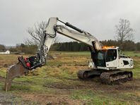 Grävmaskin Liebherr R926 WLC med Lieca 3D grävsystem och red