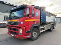 Lastväxlare Volvo FM 420 6x2 med maskinflak, -2010 | Hiab 20