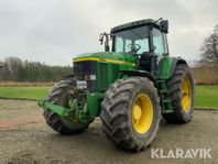 Traktor John Deere 7710 225hk med dubbelmonta