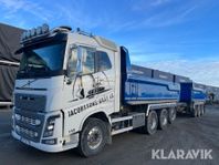 Grusbil Volvo FH16 8*4 med tippsläp