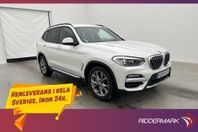 BMW X3 xDrive30d 265hk X-Line H/K HUD Navigation Skinn Drag