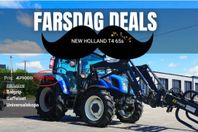 JORDBRUKSPAKET PÅ KÖPET! TRAKTOR NEW HOLLAND T4.65