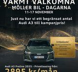 Audi A3 AUTOMAT Möller Bil KAMPANJDAGAR