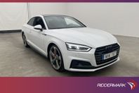 Audi A5 Coupé TFSI Q 252hk S-Line Pano Cockpit Matrix Kamera