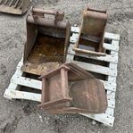 ABC S30 skovle / shovels - 3 skovle! 3 Buckets!