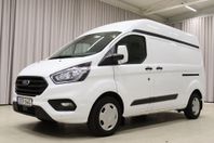 Ford Transit  Custom 130HK L2H2 Högtak X2-Sidodörr Leasebar